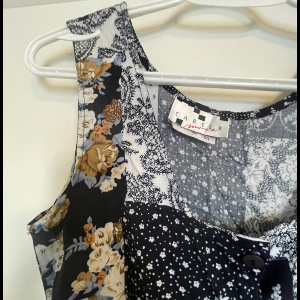 Thrifted Patched Romper